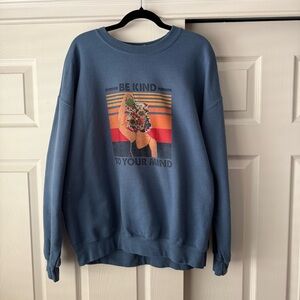 Blue Graphic Women’s Sweater